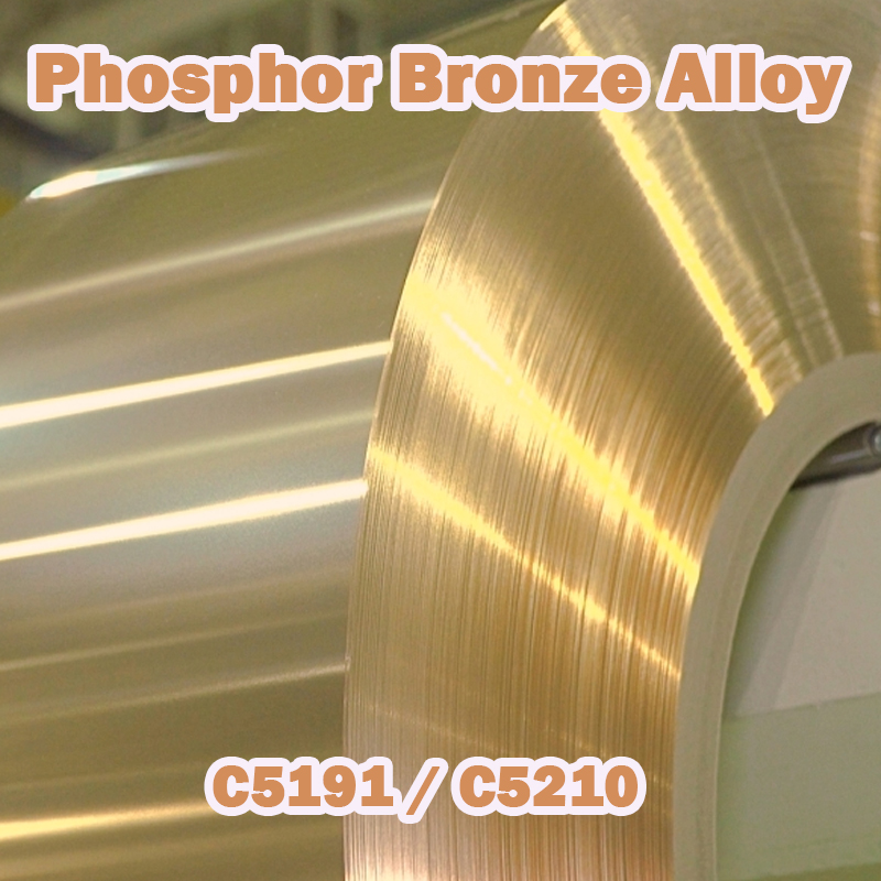 C5191 C5210 سلسلة سبيكة برونزية Phospor